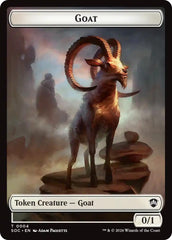 Goat // Fungus Beast Double-Sided Token [Secrets of Strixhaven Commander Tokens] | Exor Games Bridgewater