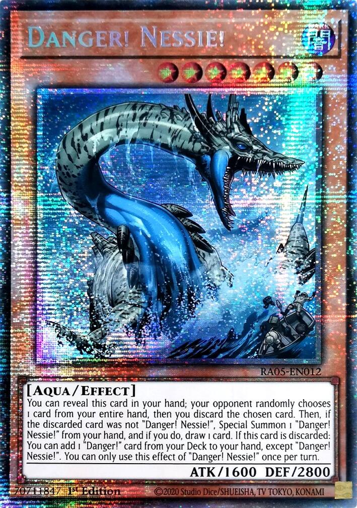 Danger! Nessie! (Starlight Rare) [RA05-EN012] Starlight Rare | Exor Games Bridgewater