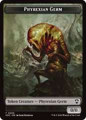 Phyrexian Germ // Thopter Double-Sided Token [Secrets of Strixhaven Commander Tokens] | Exor Games Bridgewater