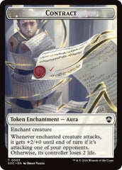 Contract // Pegasus Double-Sided Token [Secrets of Strixhaven Commander Tokens] | Exor Games Bridgewater