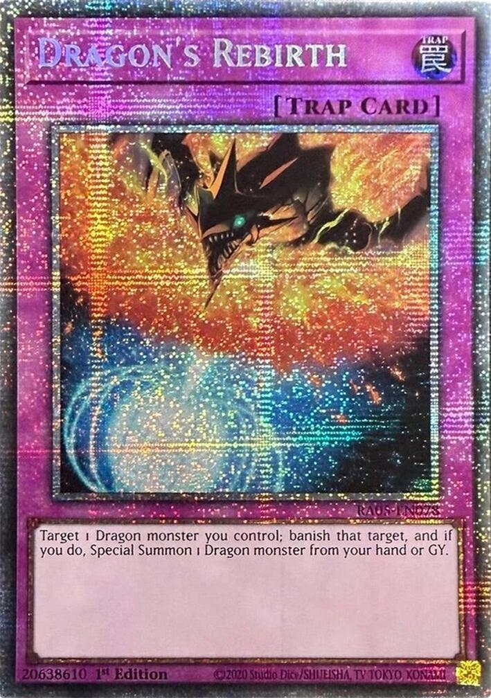 Dragon's Rebirth (Starlight Rare) [RA05-EN078] Starlight Rare | Exor Games Bridgewater