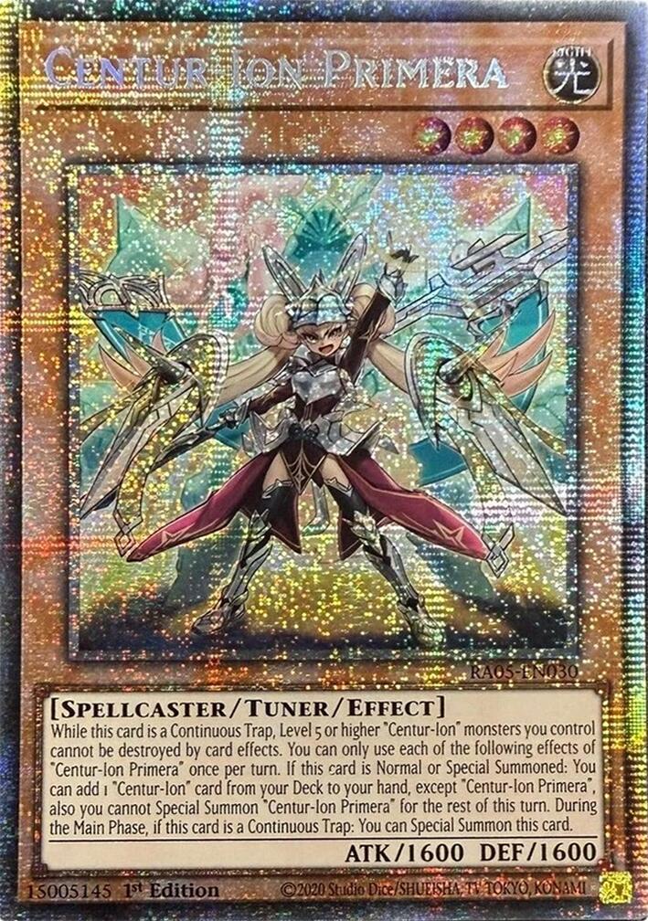Centur-Ion Primera (Starlight Rare) [RA05-EN030] Starlight Rare | Exor Games Bridgewater
