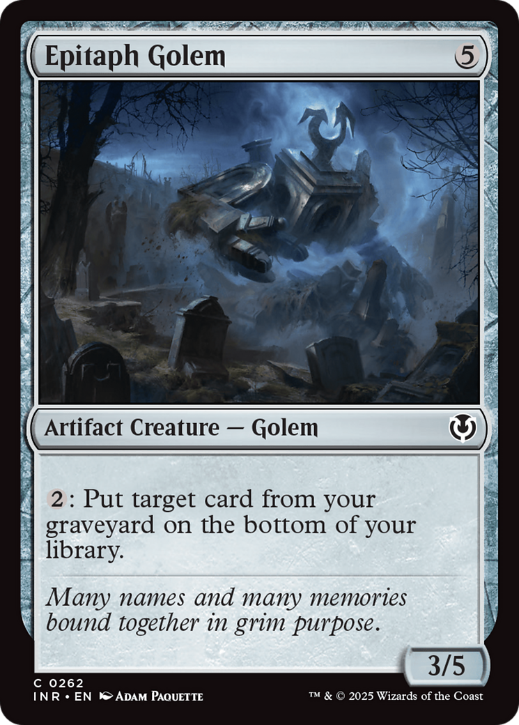 Epitaph Golem [Innistrad Remastered] | Exor Games Bridgewater