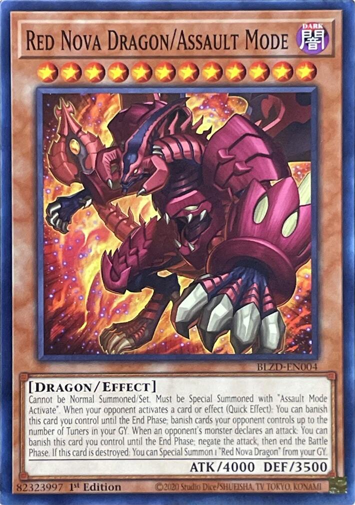 Red Nova Dragon/Assault Mode [BLZD-EN004] Common | Exor Games Bridgewater