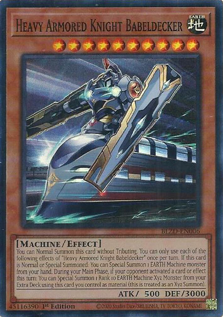 Heavy Armored Knight Babeldecker [BLZD-EN006] Super Rare | Exor Games Bridgewater