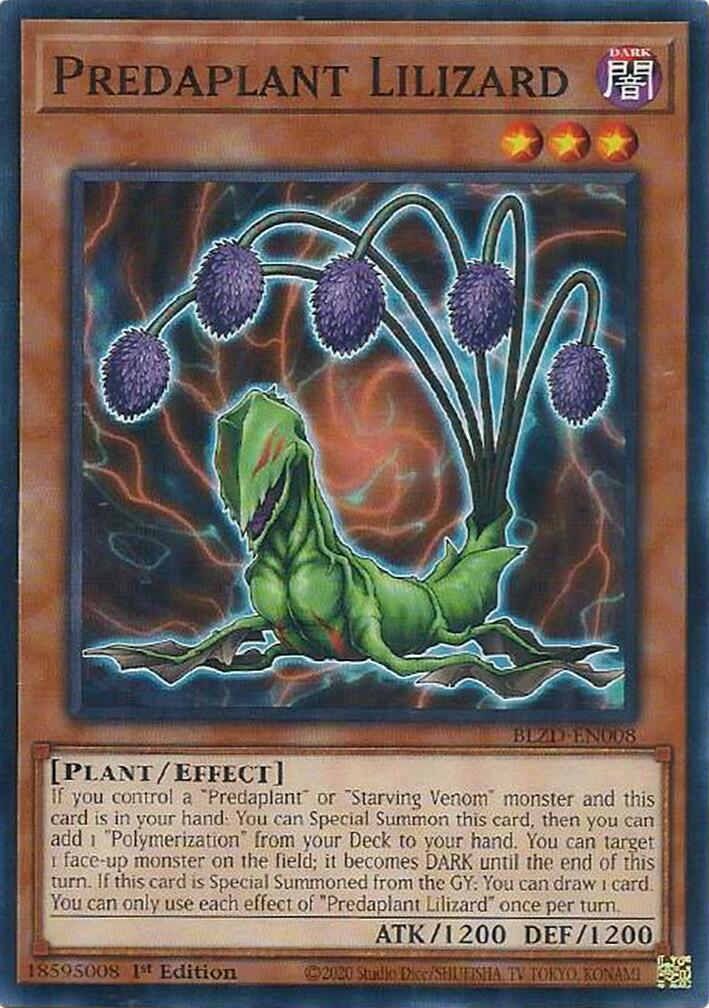 Predaplant Lilizard [BLZD-EN008] Common | Exor Games Bridgewater