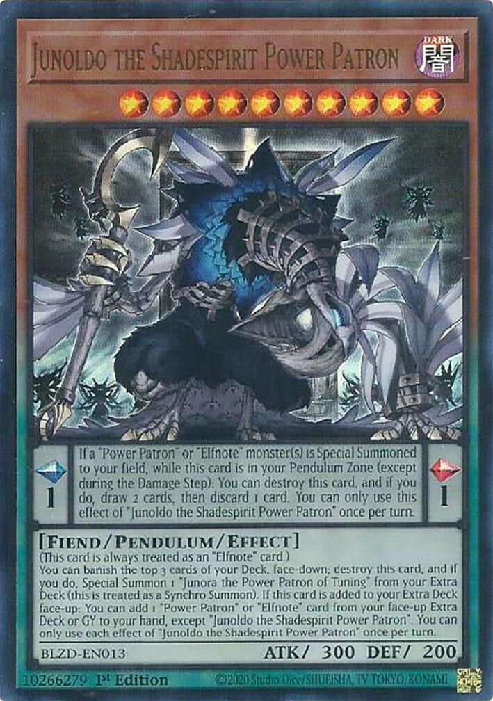 Junoldo the Shadespirit Power Patron [BLZD-EN013] Ultra Rare | Exor Games Bridgewater