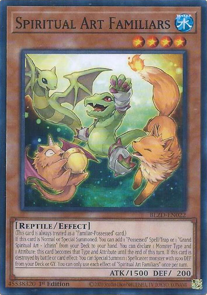 Spiritual Art Familiars [BLZD-EN022] Common | Exor Games Bridgewater