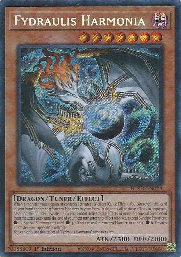 Fydraulis Harmonia [BLZD-EN024] Secret Rare | Exor Games Bridgewater