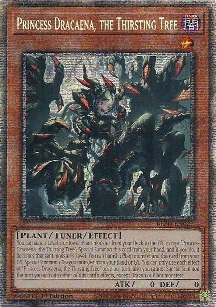 Princess Dracaena, the Thirsting Tree (Starlight Rare) [BLZD-EN027] Starlight Rare | Exor Games Bridgewater