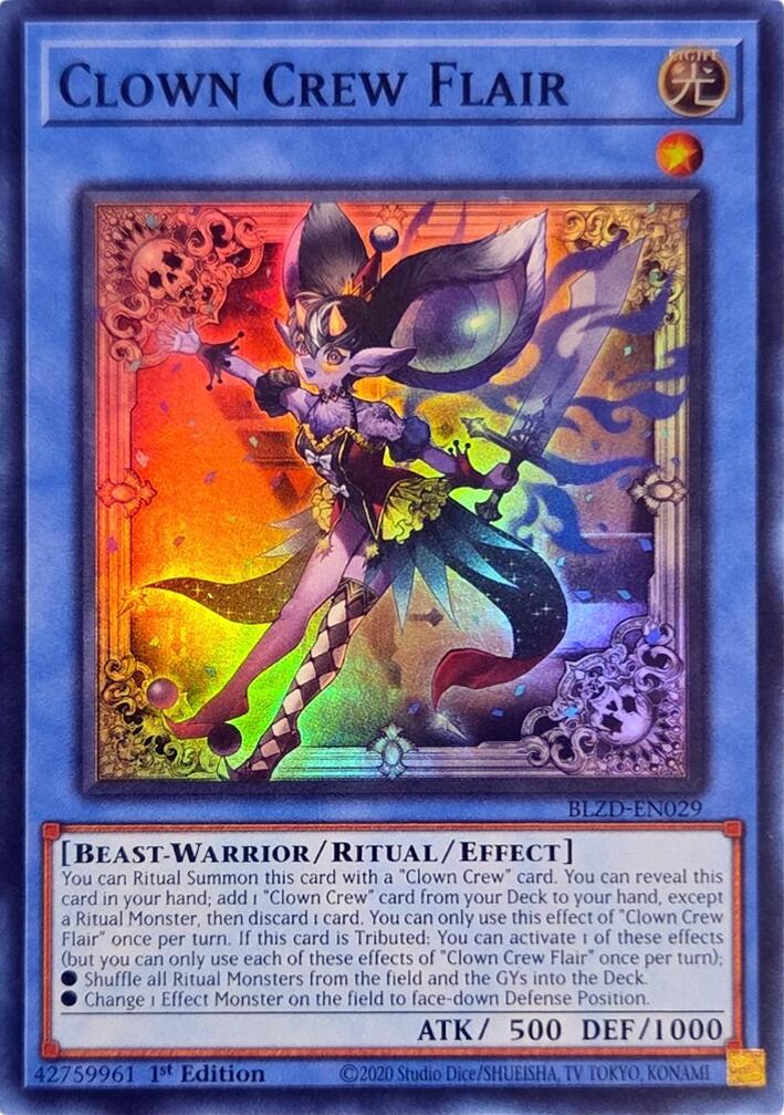 Clown Crew Flair [BLZD-EN029] Super Rare | Exor Games Bridgewater