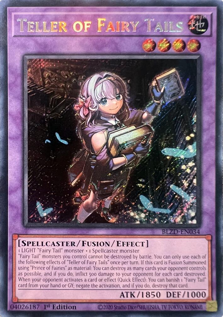 Teller of Fairy Tails [BLZD-EN034] Secret Rare | Exor Games Bridgewater