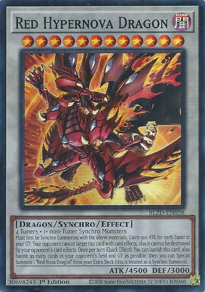 Red Hypernova Dragon [BLZD-EN038] Super Rare | Exor Games Bridgewater