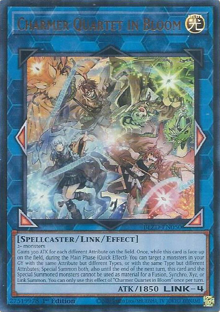 Charmer Quartet in Bloom [BLZD-EN050] Ultra Rare | Exor Games Bridgewater