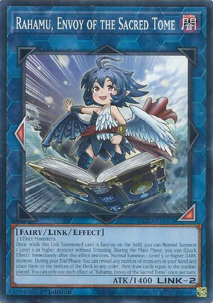 Rahamu, Envoy of the Sacred Tome [BLZD-EN051] Common | Exor Games Bridgewater