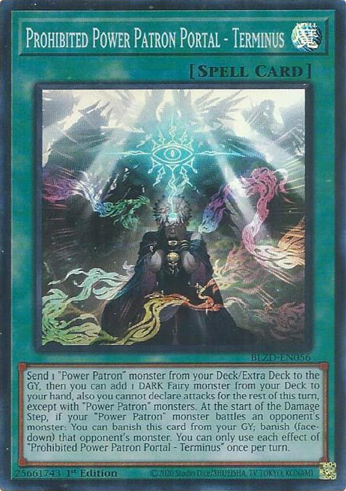 Prohibited Power Patron Portal - Terminus [BLZD-EN056] Super Rare | Exor Games Bridgewater