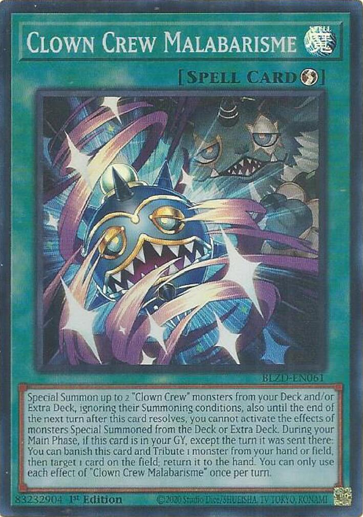 Clown Crew Malabarisme [BLZD-EN061] Super Rare | Exor Games Bridgewater
