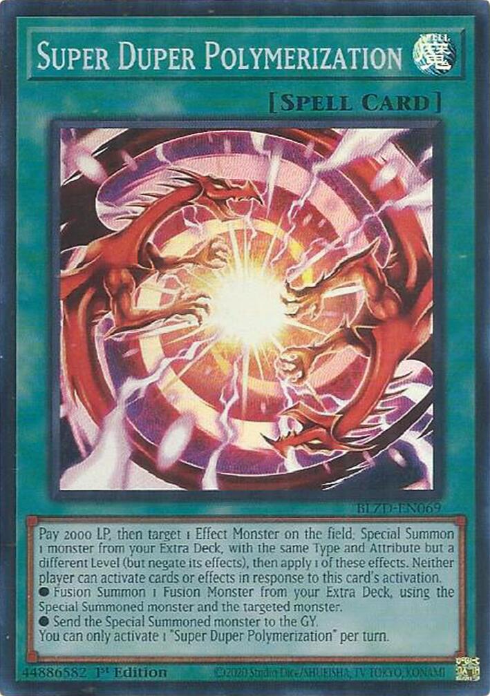 Super Duper Polymerization [BLZD-EN069] Super Rare | Exor Games Bridgewater