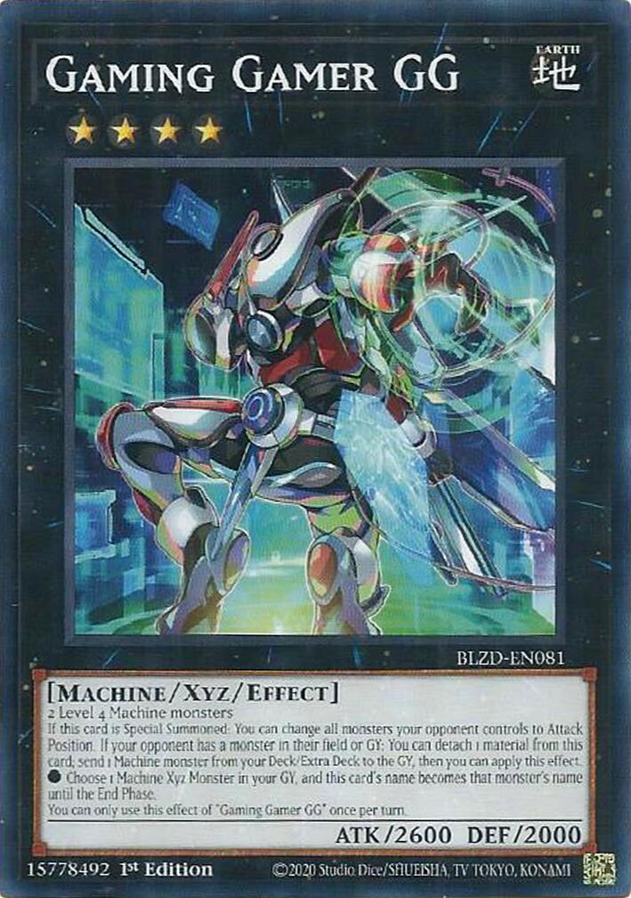 Gaming Gamer GG [BLZD-EN081] Common | Exor Games Bridgewater