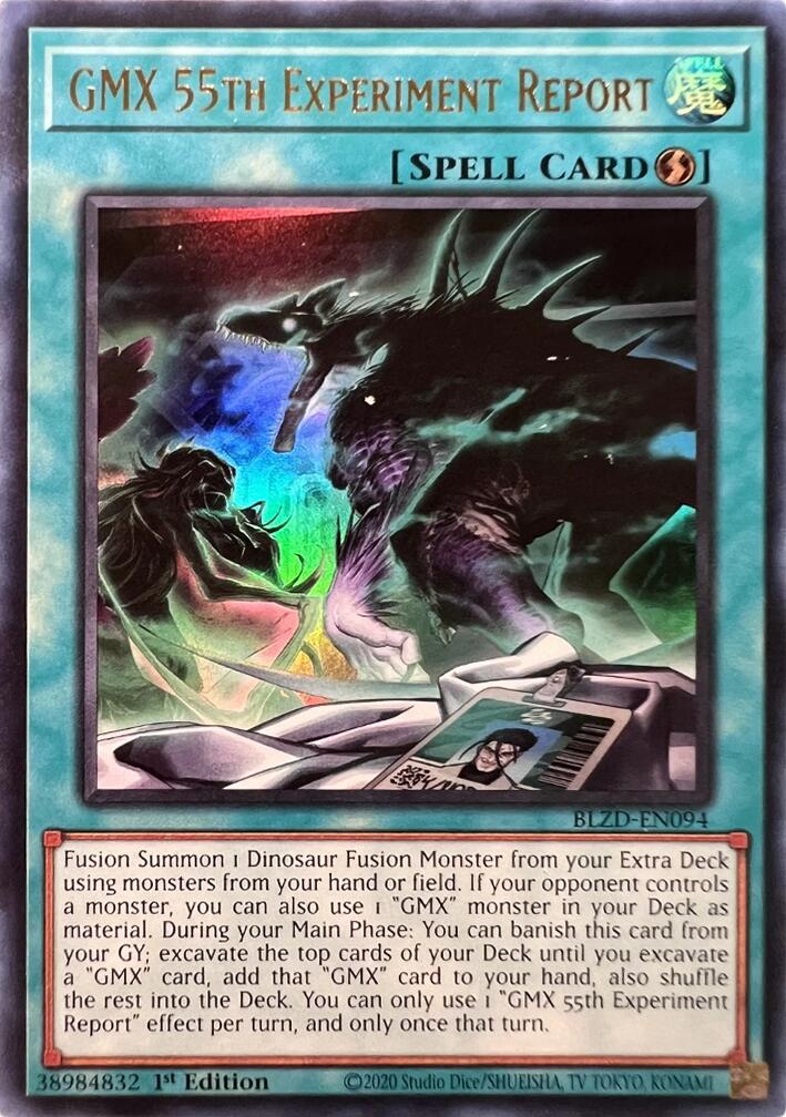 GMX 55th Experiment Report [BLZD-EN094] Ultra Rare | Exor Games Bridgewater