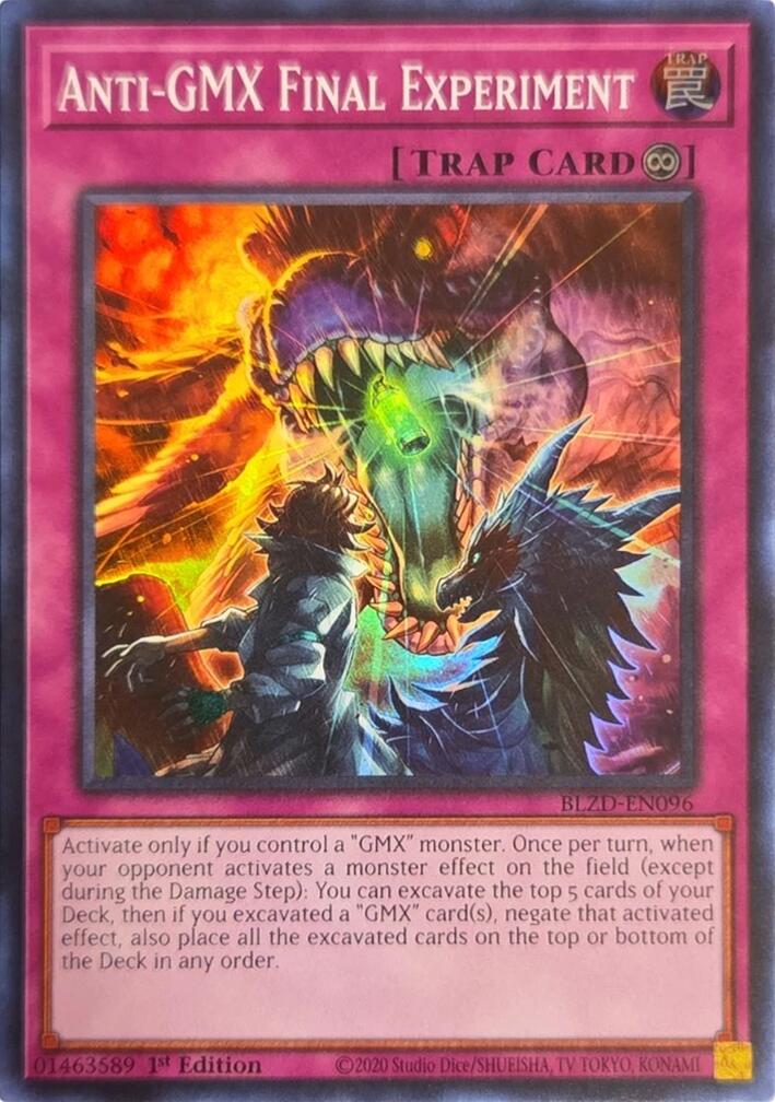 Anti-GMX Final Experiment [BLZD-EN096] Super Rare | Exor Games Bridgewater