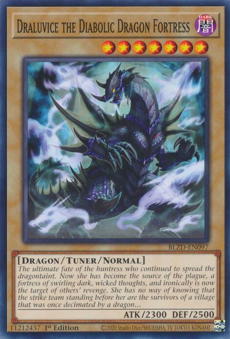 Draluvice the Diabolic Dragon Fortress [BLZD-EN097] Common | Exor Games Bridgewater