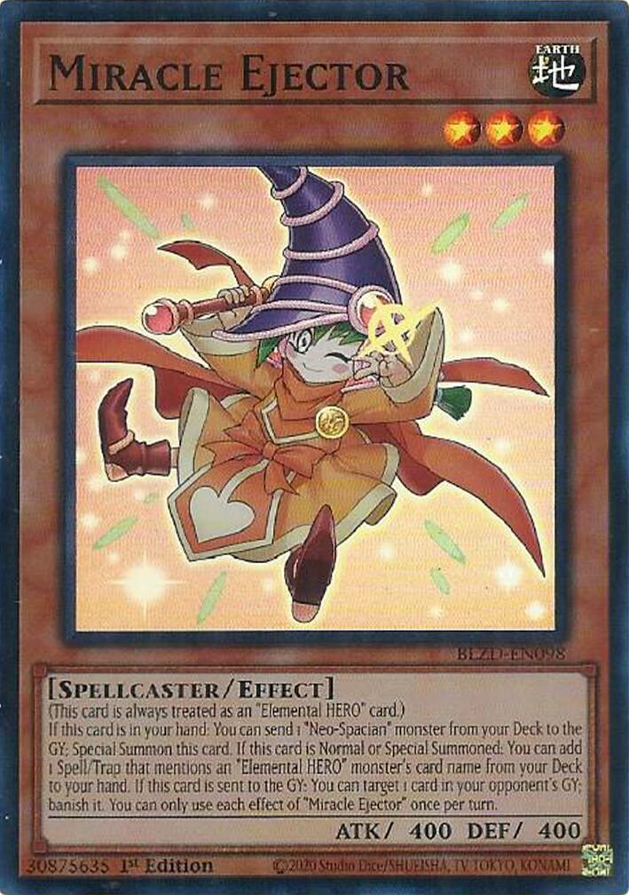 Miracle Ejector [BLZD-EN098] Super Rare | Exor Games Bridgewater