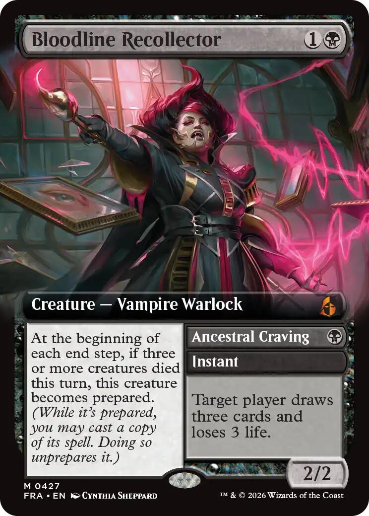 Bloodline Recollector (Extended Art) [Reality Fracture] | Exor Games Bridgewater