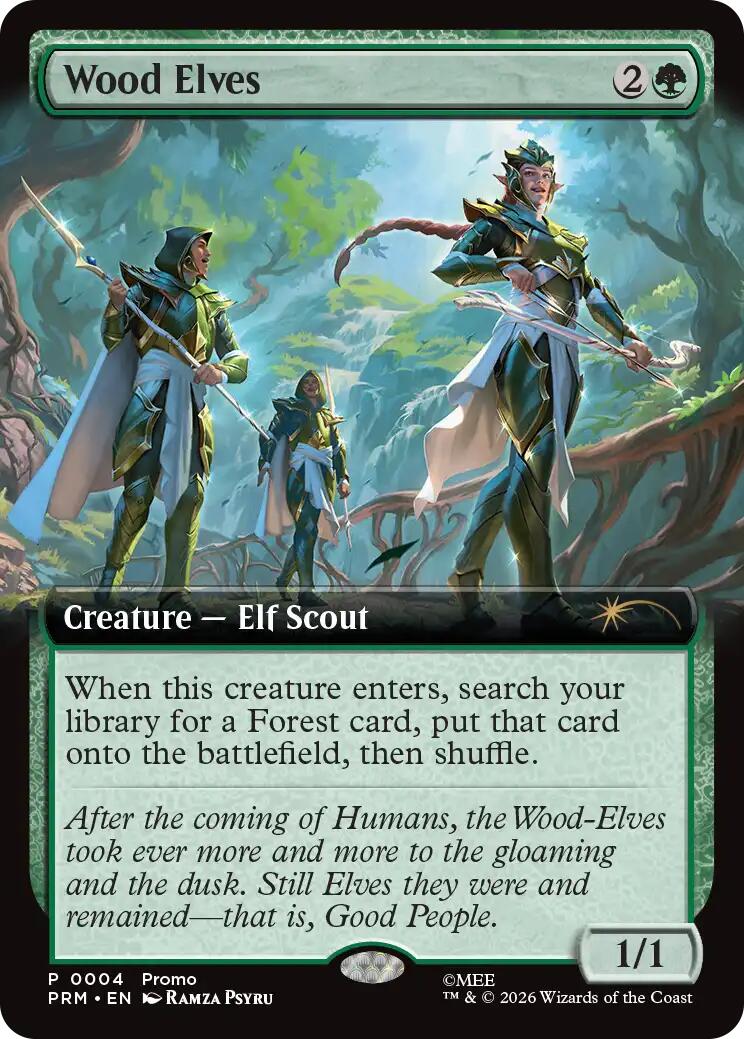 Wood Elves (Extended Art) [Media Promos] | Exor Games Bridgewater