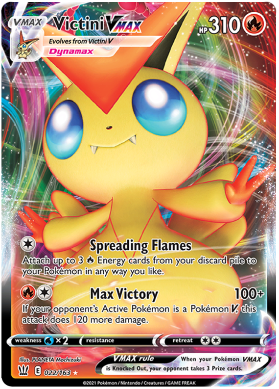 Victini VMAX (022/163) [Sword & Shield: Battle Styles] | Exor Games Bridgewater