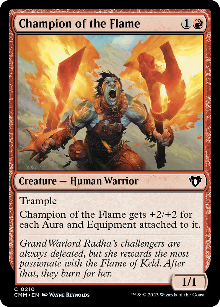 Champion of the Flame [Commander Masters] | Exor Games Bridgewater