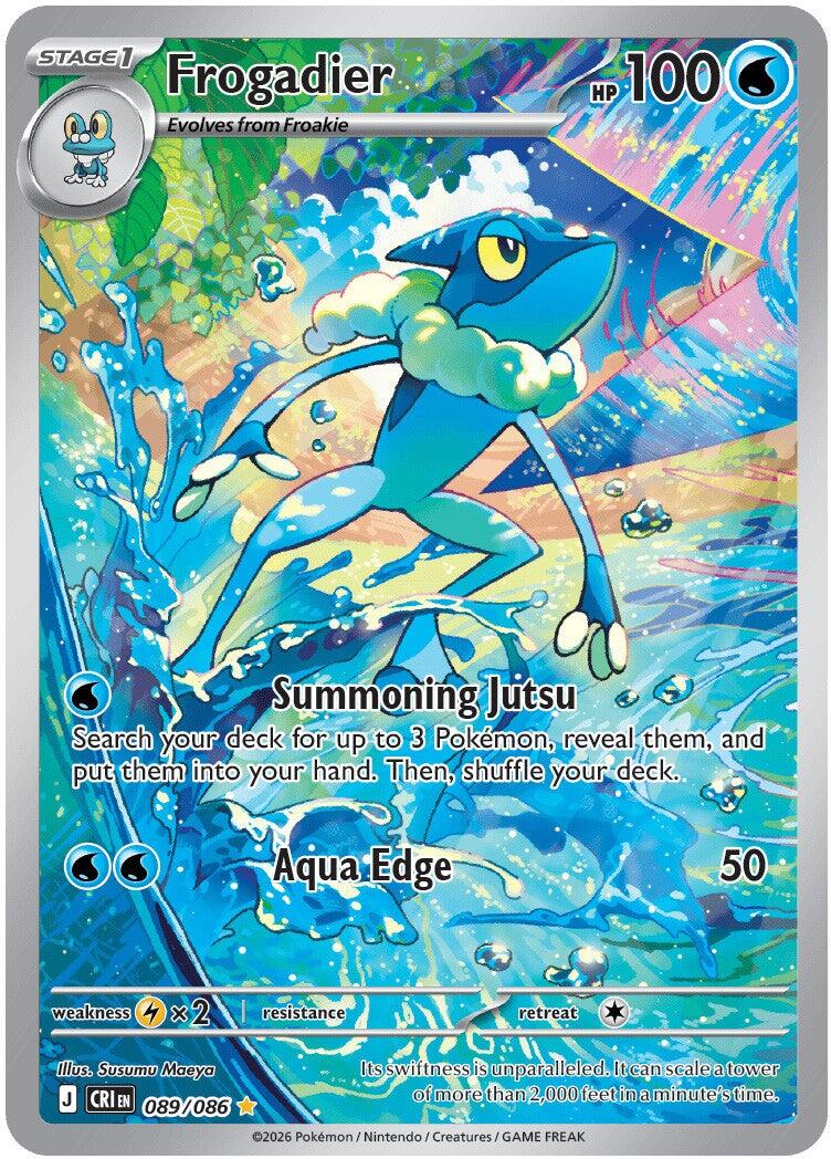 Frogadier (089/086) [Mega Evolution: Chaos Rising] | Exor Games Bridgewater