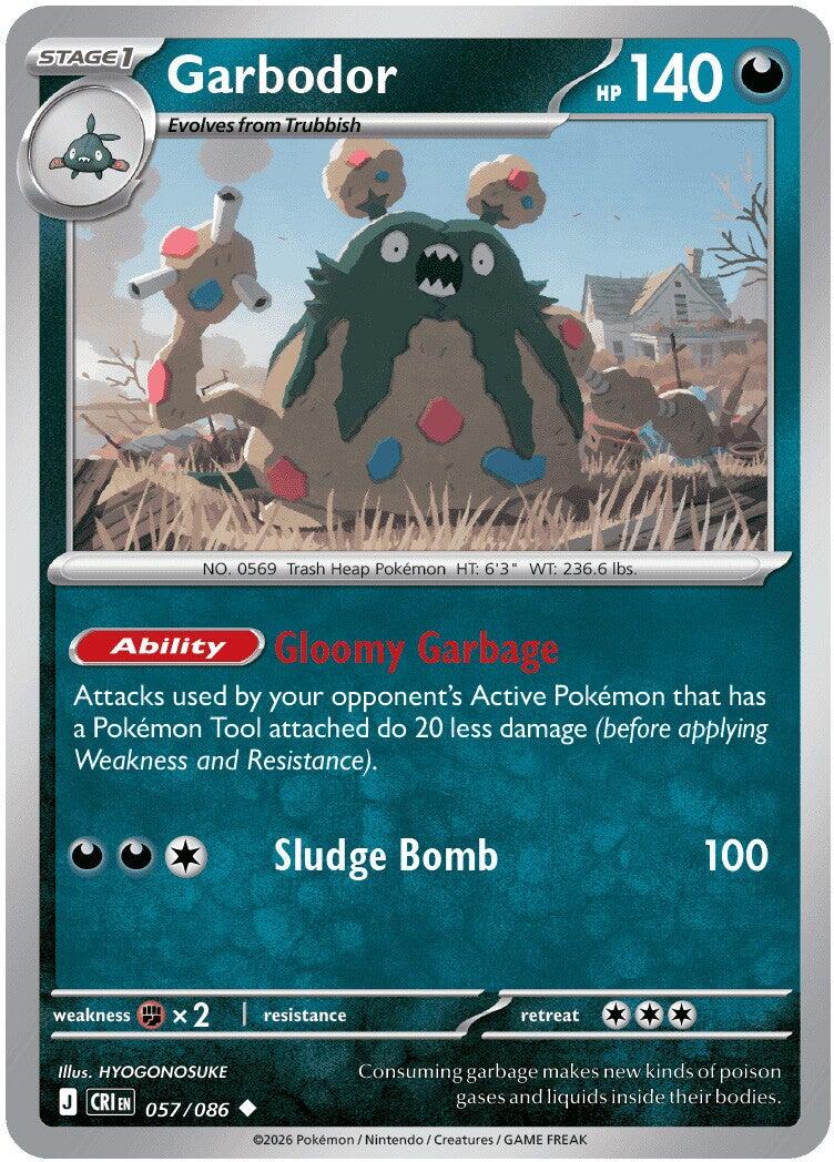 Garbodor (057/086) [Mega Evolution: Chaos Rising] | Exor Games Bridgewater