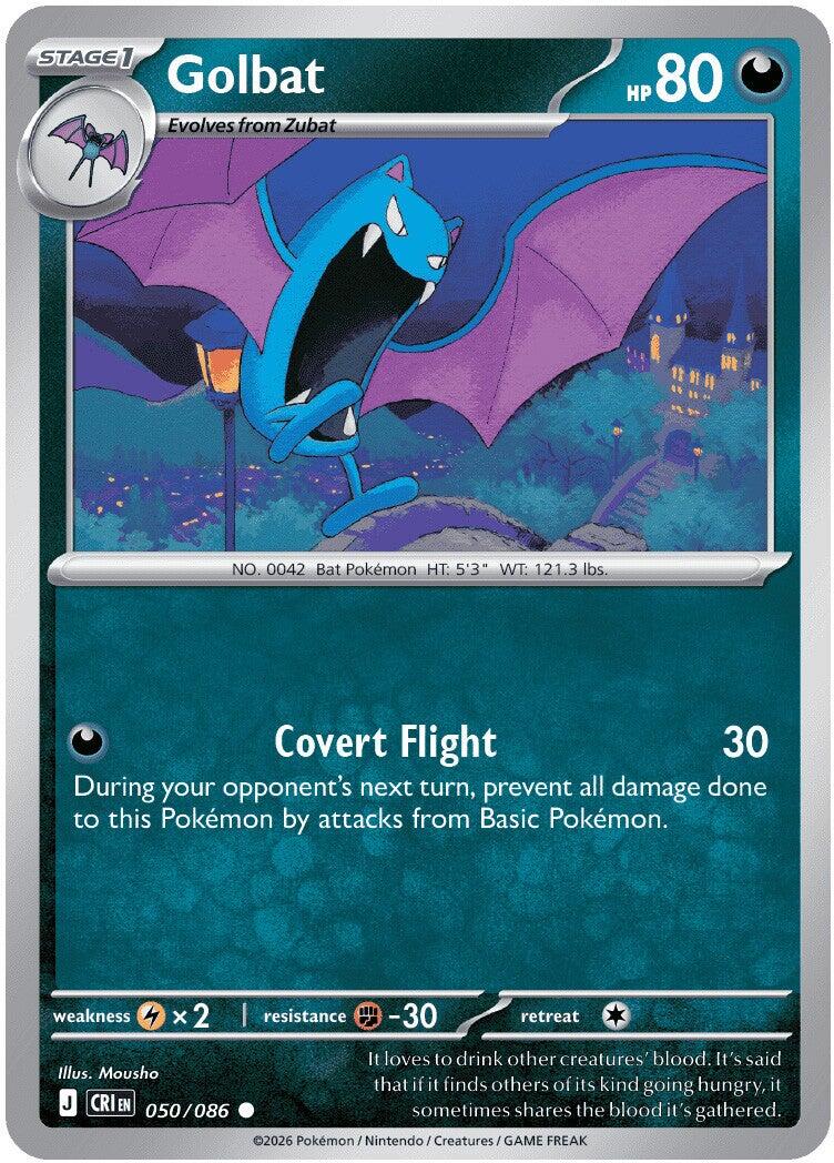 Golbat (050/086) [Mega Evolution: Chaos Rising] | Exor Games Bridgewater