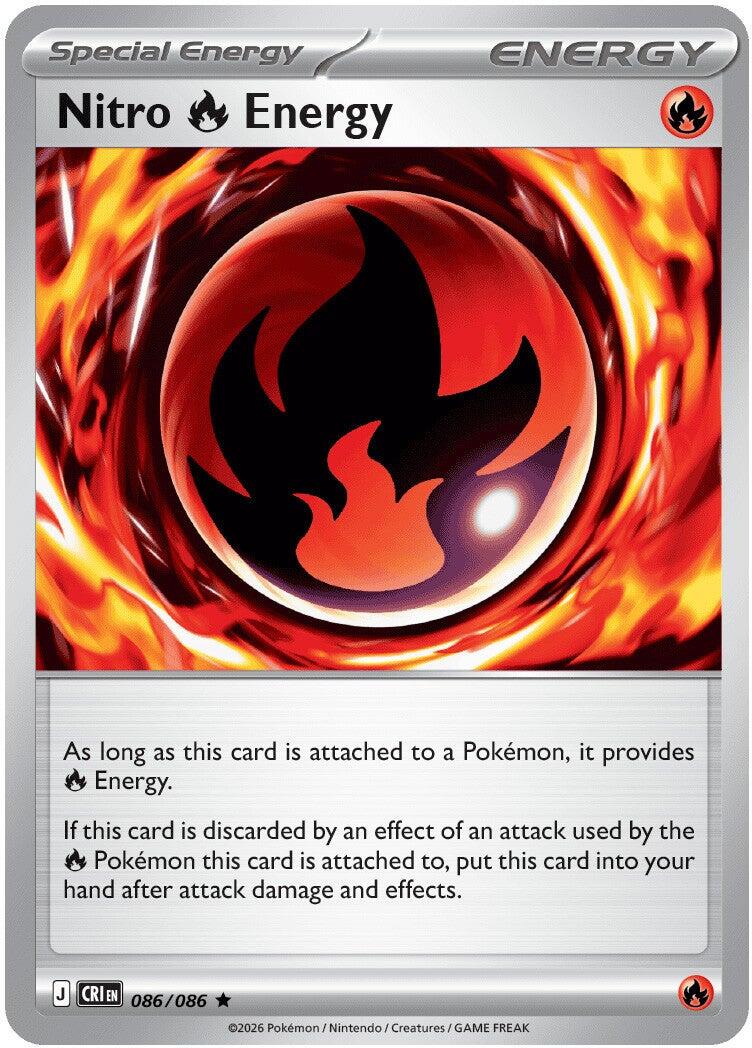 Nitro R Energy (086/086) [Mega Evolution: Chaos Rising] | Exor Games Bridgewater