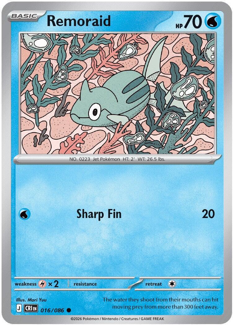 Remoraid (016/086) [Mega Evolution: Chaos Rising] | Exor Games Bridgewater