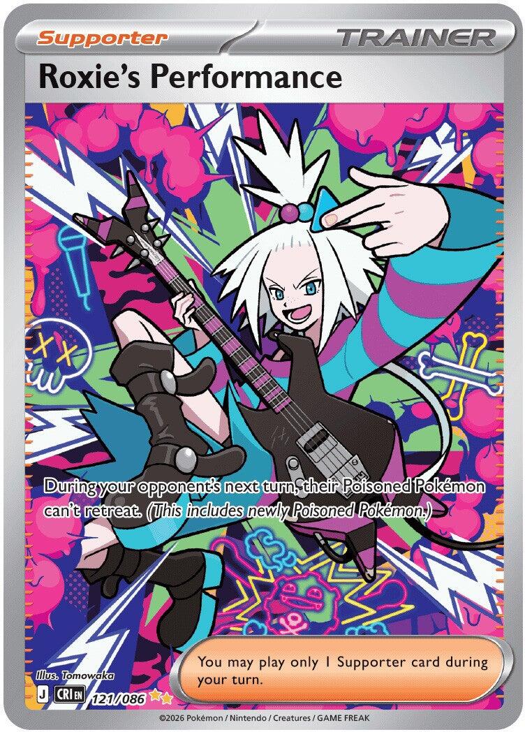 Roxie's Performance (121/086) [Mega Evolution: Chaos Rising] | Exor Games Bridgewater