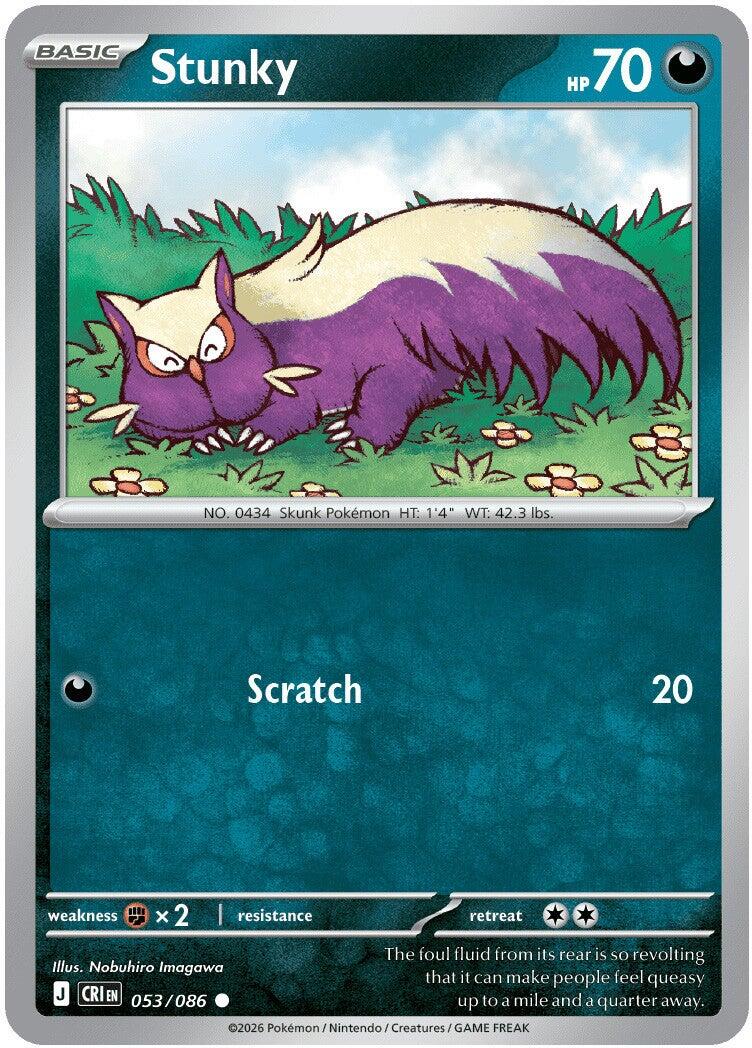 Stunky (053/086) [Mega Evolution: Chaos Rising] | Exor Games Bridgewater