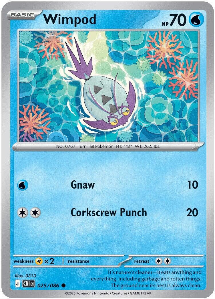 Wimpod (025/086) [Mega Evolution: Chaos Rising] | Exor Games Bridgewater