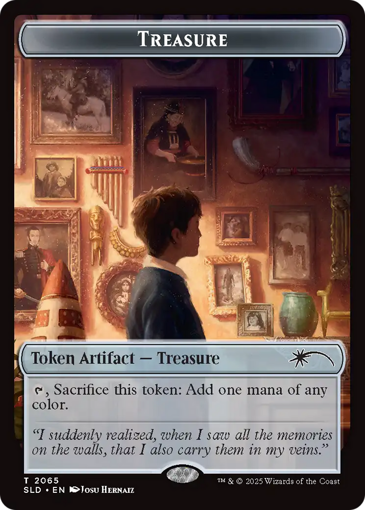 Treasure Token (2065) (Rainbow Foil) [Secret Lair Drop Series] | Exor Games Bridgewater