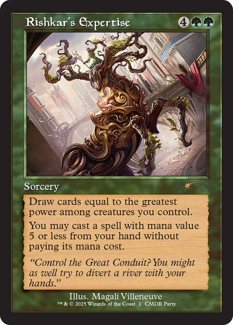Rishkar's Expertise (Retro Frame) [Wizards Play Network 2025] | Exor Games Bridgewater