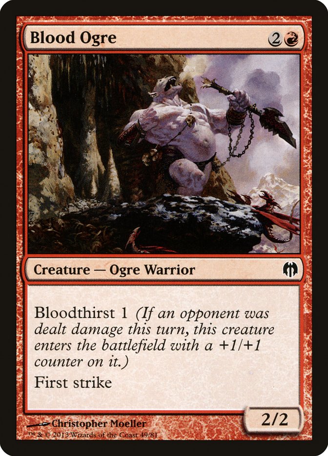 Blood Ogre [Duel Decks: Heroes vs. Monsters] | Exor Games Bridgewater