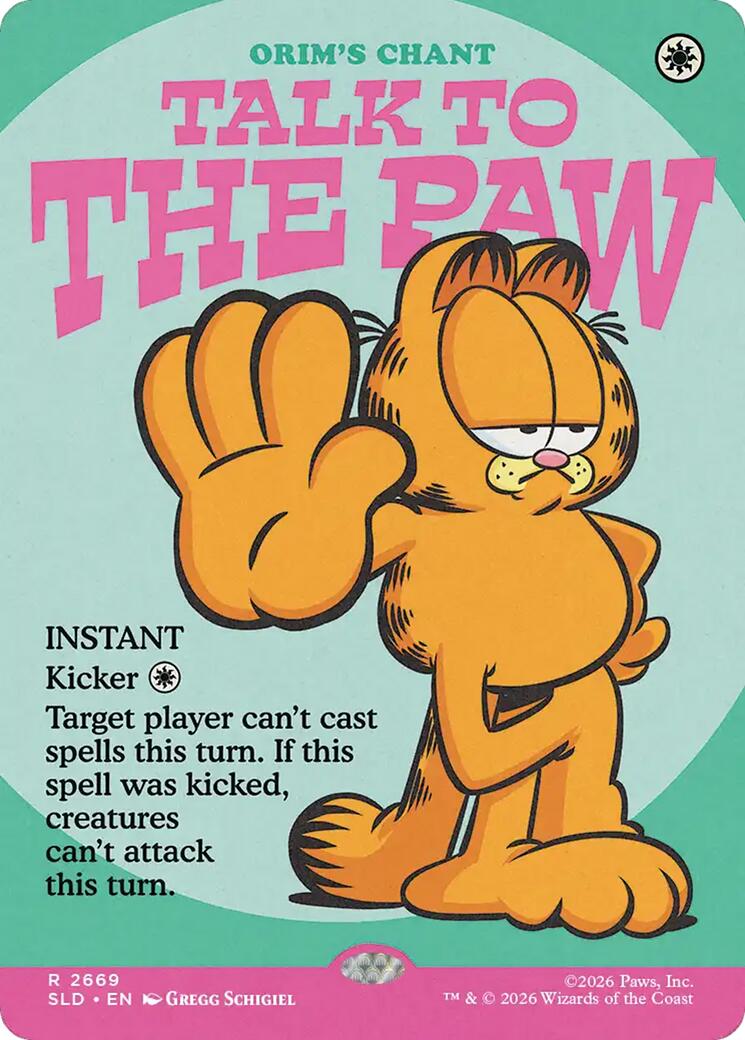 Talk to the Paw - Orim's Chant [Secret Lair Drop Series] | Exor Games Bridgewater