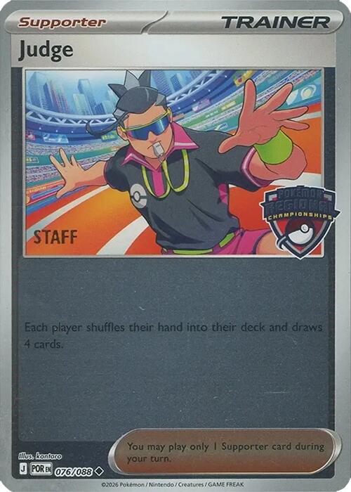 Judge (076/088) (Regional Championships) [Staff] [League & Championship Cards] | Exor Games Bridgewater