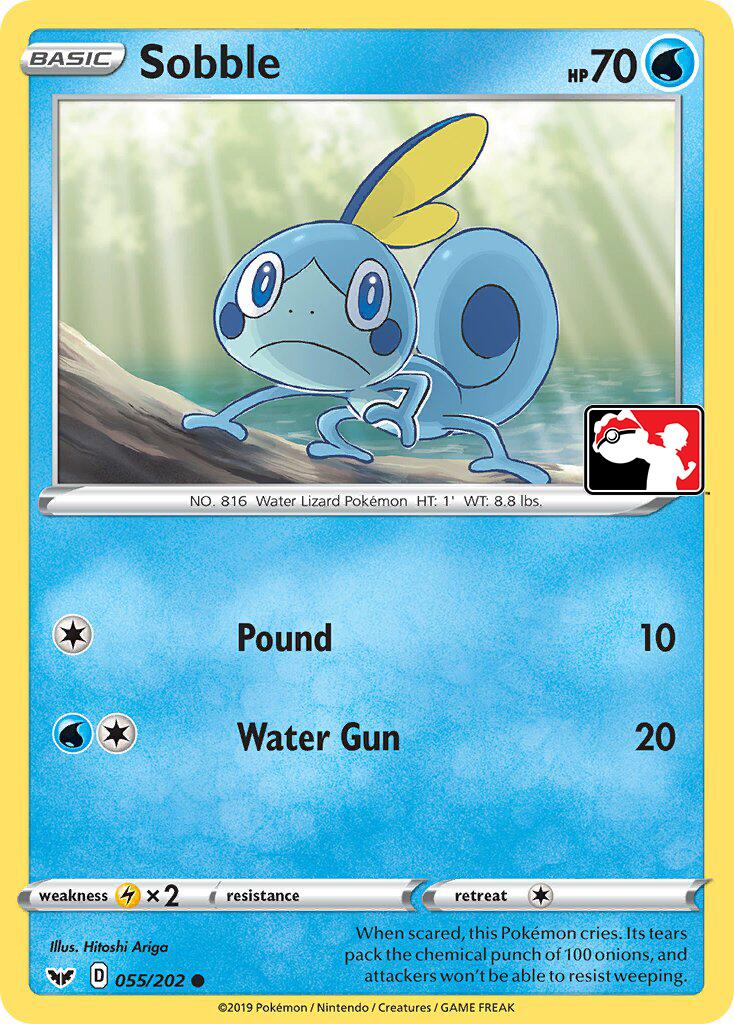 Sobble (055/202) (Library Exclusive) [Sword & Shield: Base Set] | Exor Games Bridgewater