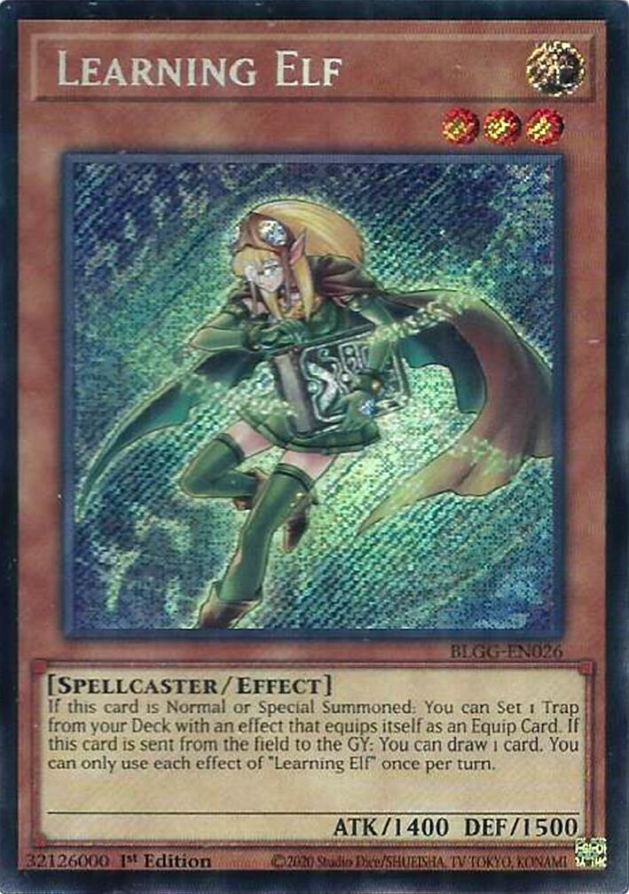 Learning Elf [BLGG-EN026] Secret Rare | Exor Games Bridgewater