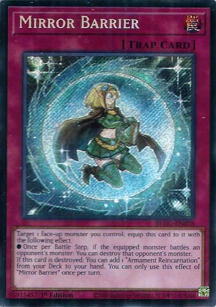 Mirror Barrier [BLGG-EN028] Secret Rare | Exor Games Bridgewater