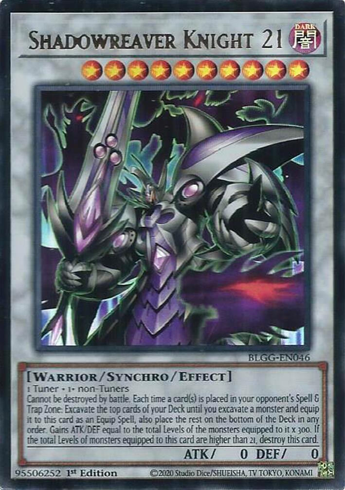 Shadowreaver Knight 21 [BLGG-EN046] Ultra Rare | Exor Games Bridgewater