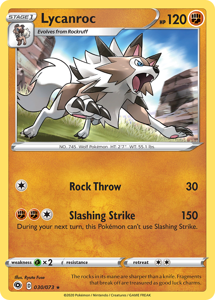 Lycanroc (030/073) [Sword & Shield: Champion's Path] | Exor Games Bridgewater