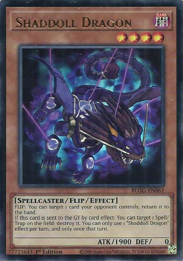Shaddoll Dragon [BLGG-EN061] Ultra Rare | Exor Games Bridgewater